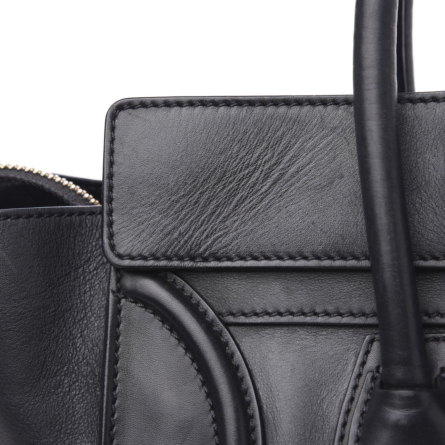 Celine Smooth Calfskin Mini Luggage Black 13 of 17