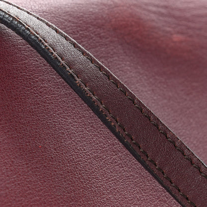 Celine Calfskin Suede All Soft Shoulder Bag Burgundy 8 of 8
