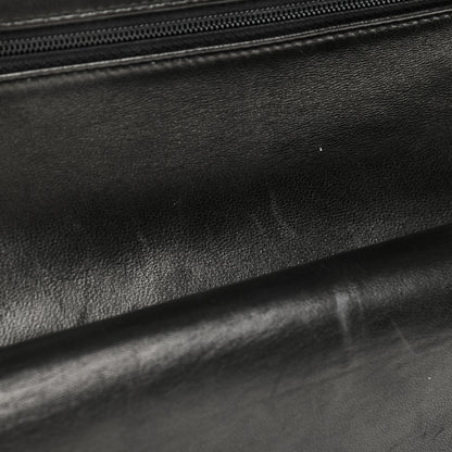 Chanel Lambskin Quilted Medium Double Flap Dark Brown 14 of 16