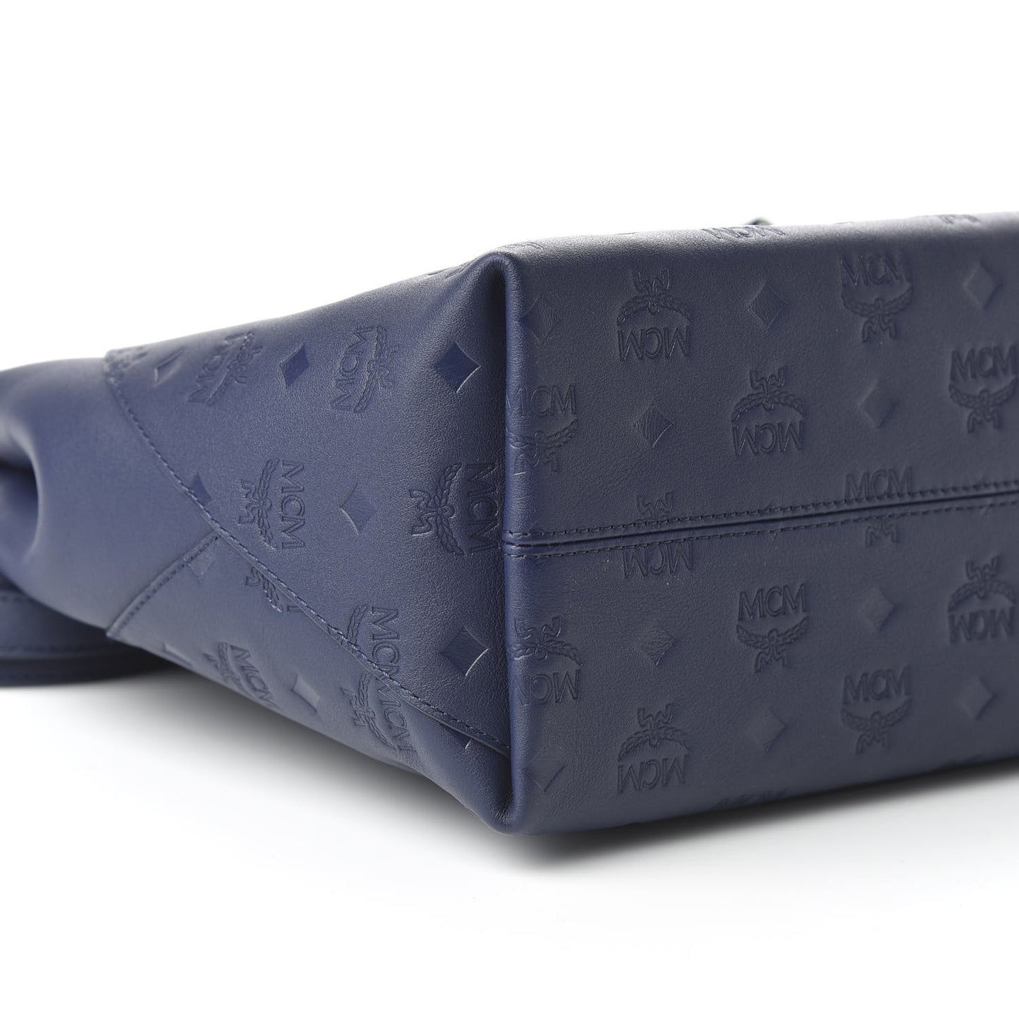 Calfskin Ottomar Monogram Medium Klara Hobo Navy Blue