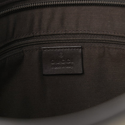 Gucci GG Plus Monogram Medium Flat Messenger Bag Dark Brown 5 of 12