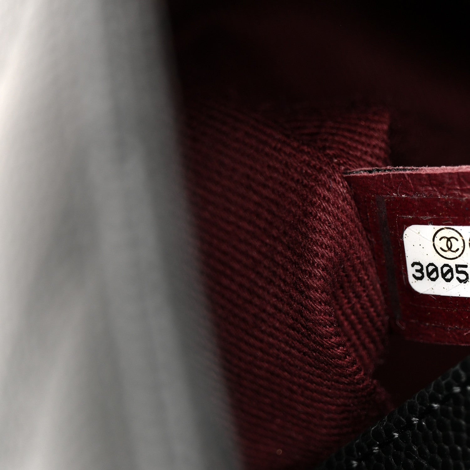 Chanel Caviar Lizard Embossed Quilted Chevron Small Coco Handle Flap Black 7 of 12
