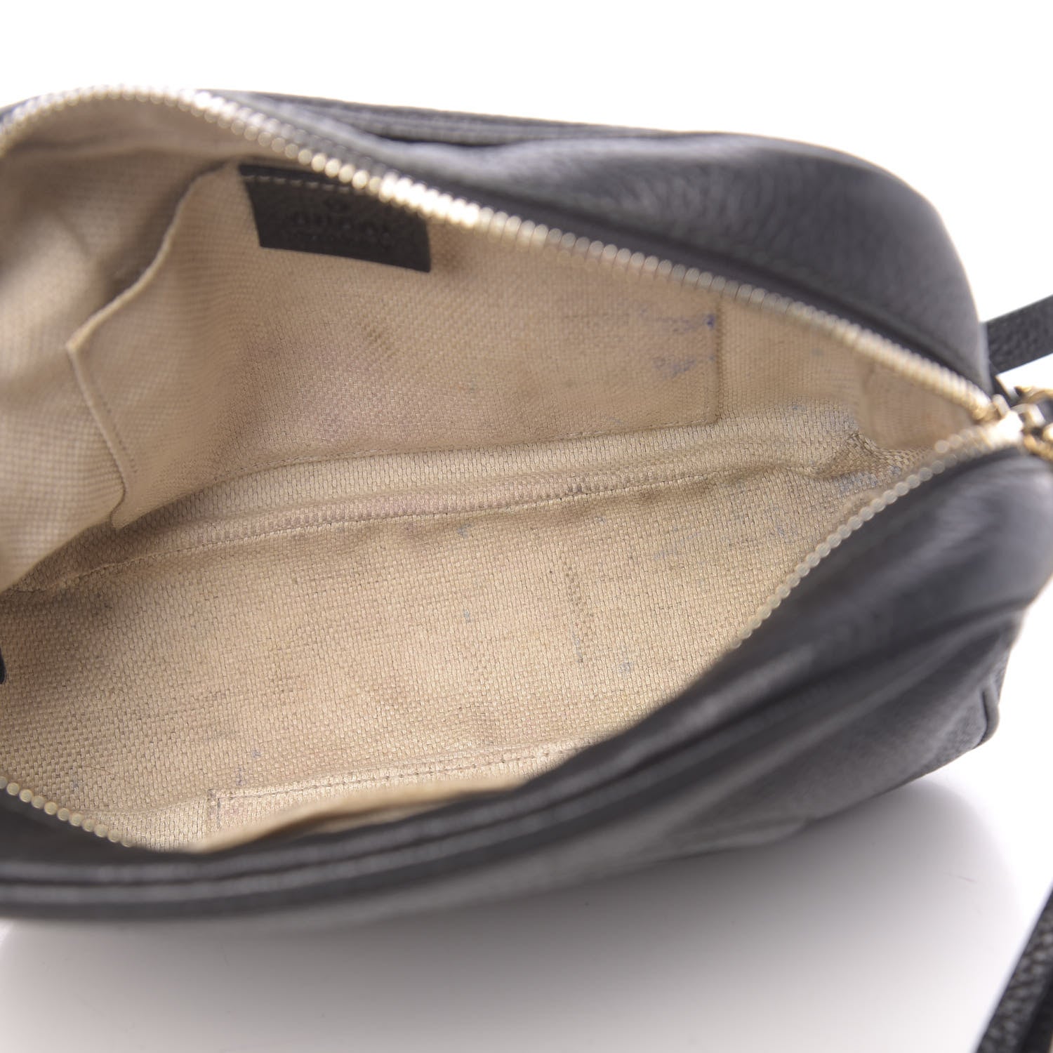 Gucci Pebbled Calfskin Small Soho Disco Bag Black 5 of 12