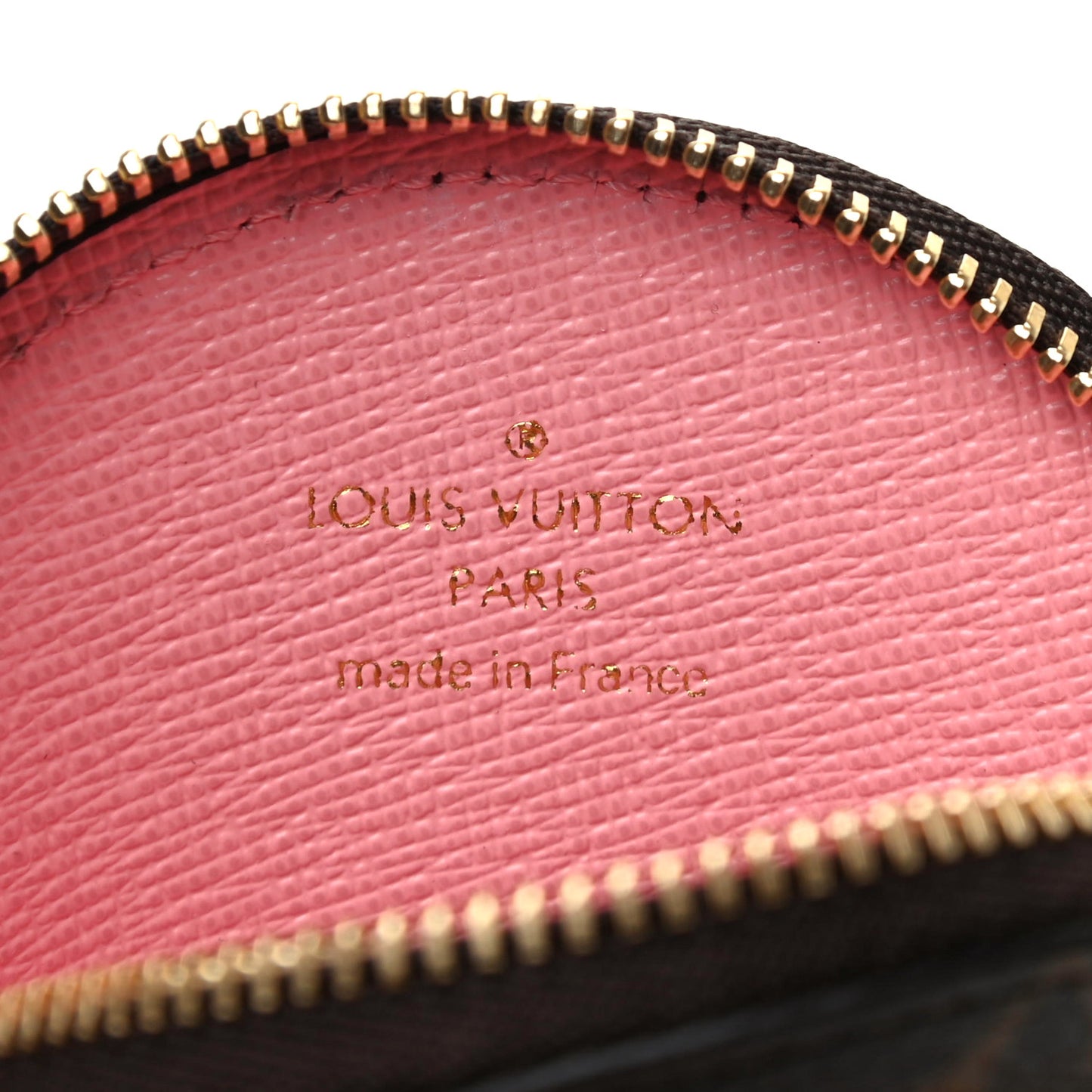 Monogram 2020 Christmas Animation Swing Ride Round Coin Purse Pink Poppy