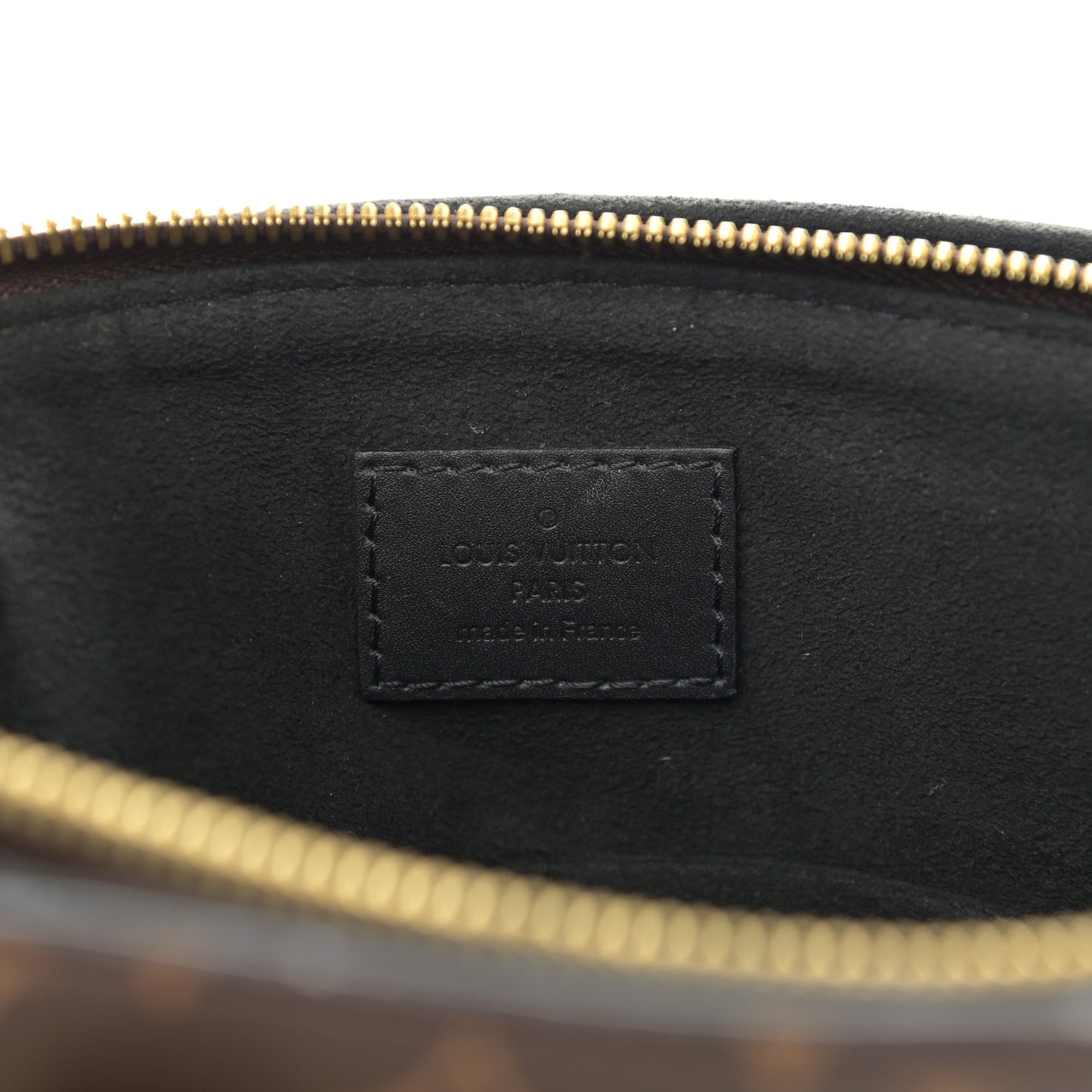 Monogram Flower Zipped Tote PM Black