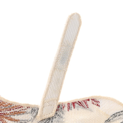 Christian Dior Canvas Embroidered Camouflage Flowers Saddle Bag Latte Multicolor 11 of 13