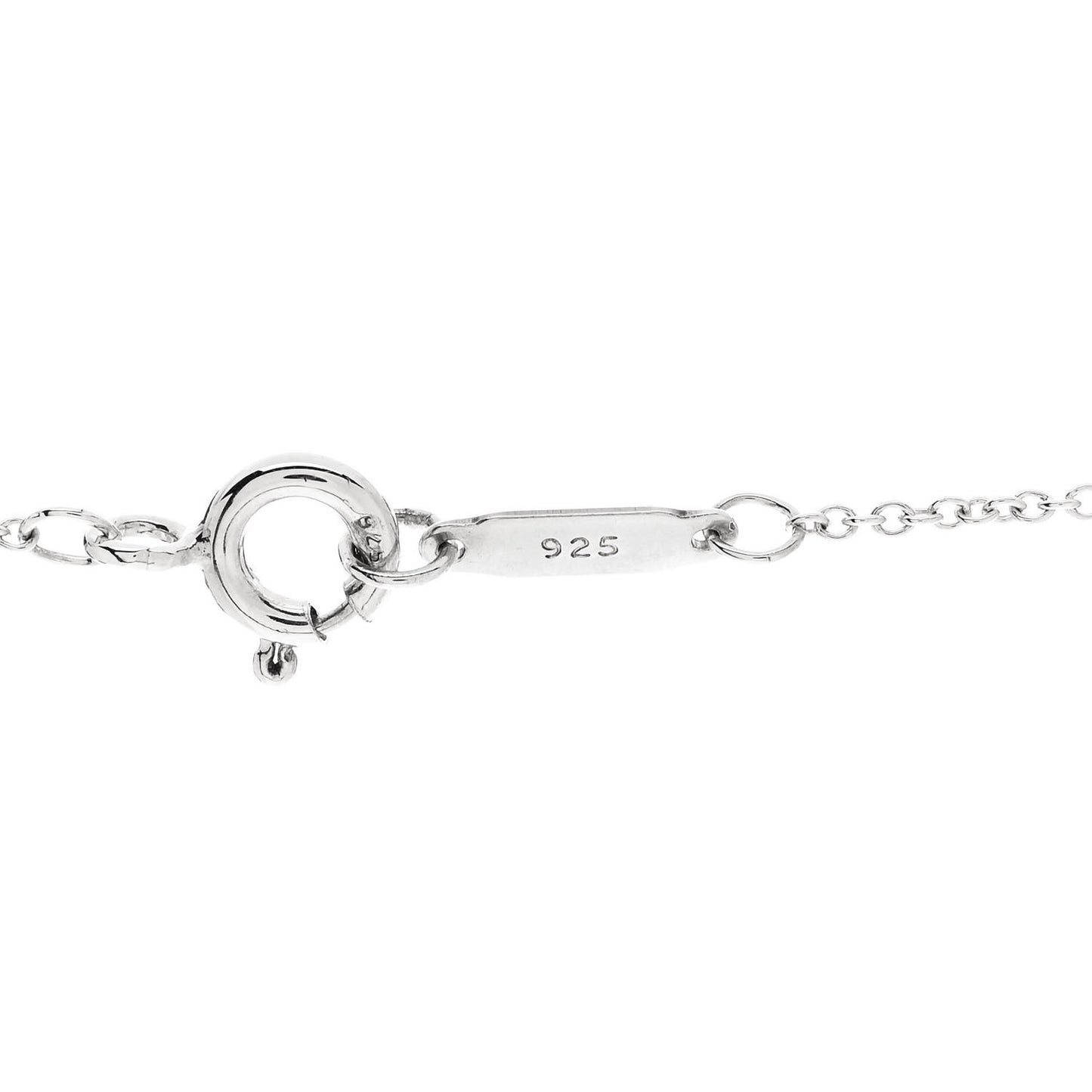 Sterling Silver Four Hearts Clover Pendant Necklace