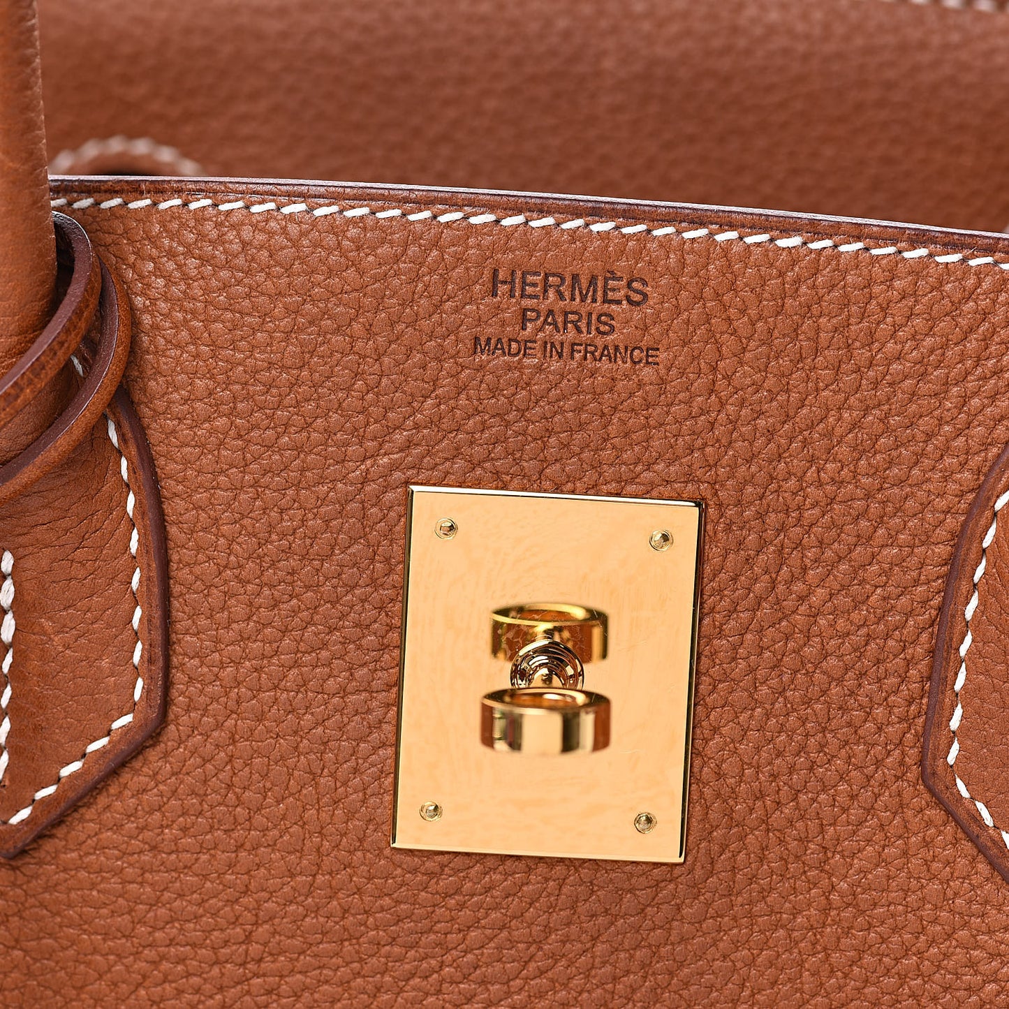 Natural Barenia Faubourg Birkin 30 Fauve