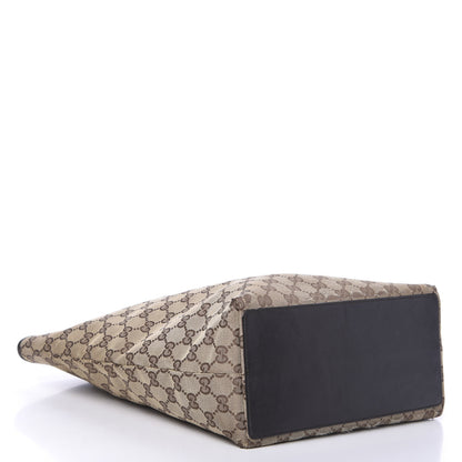 Gucci Monogram Large Bucket Tote Dark Brown 3 of 12