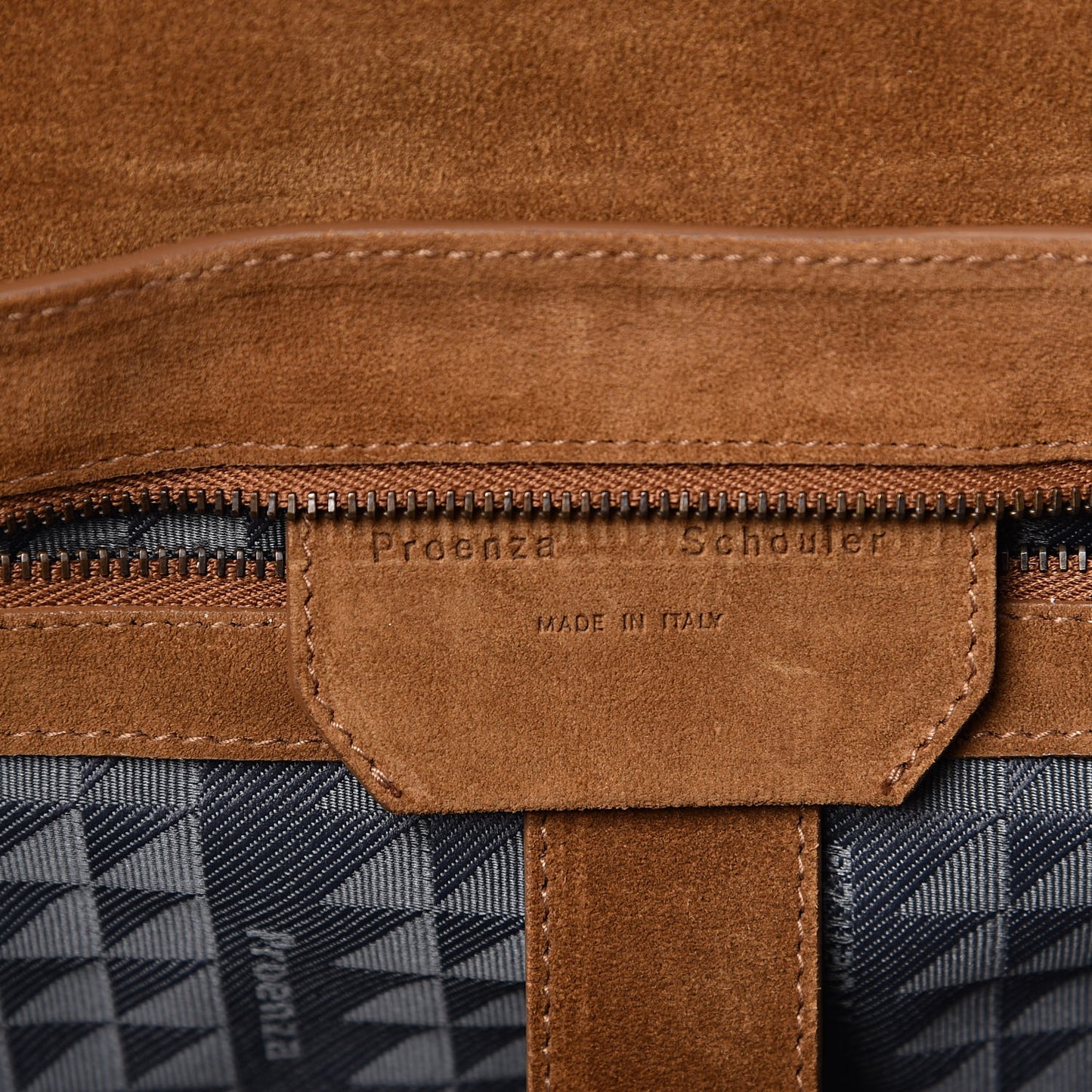 Suede Medium PS1 Satchel Tobacco