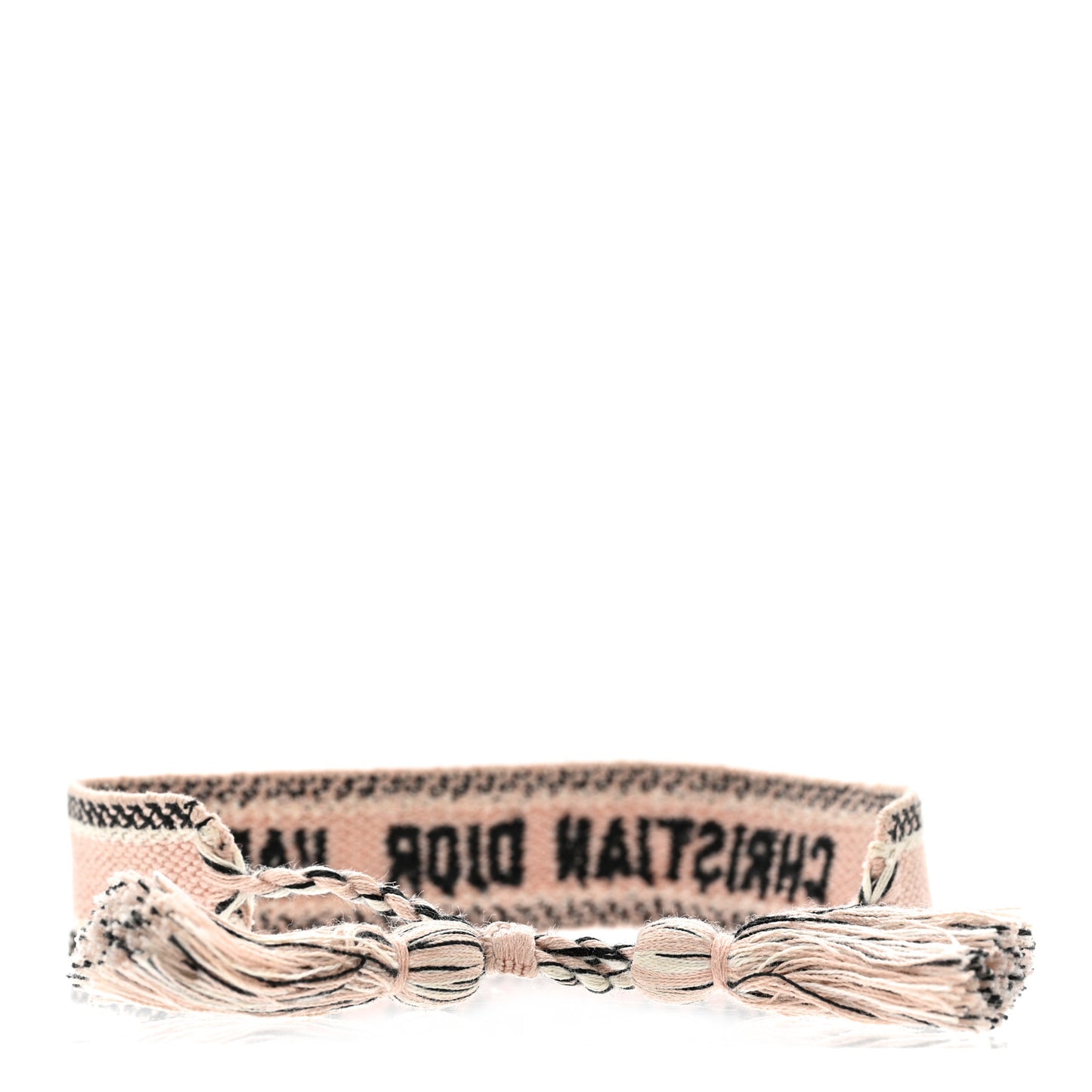 Woven Cotton J'Adior Friendship Bracelet Pink