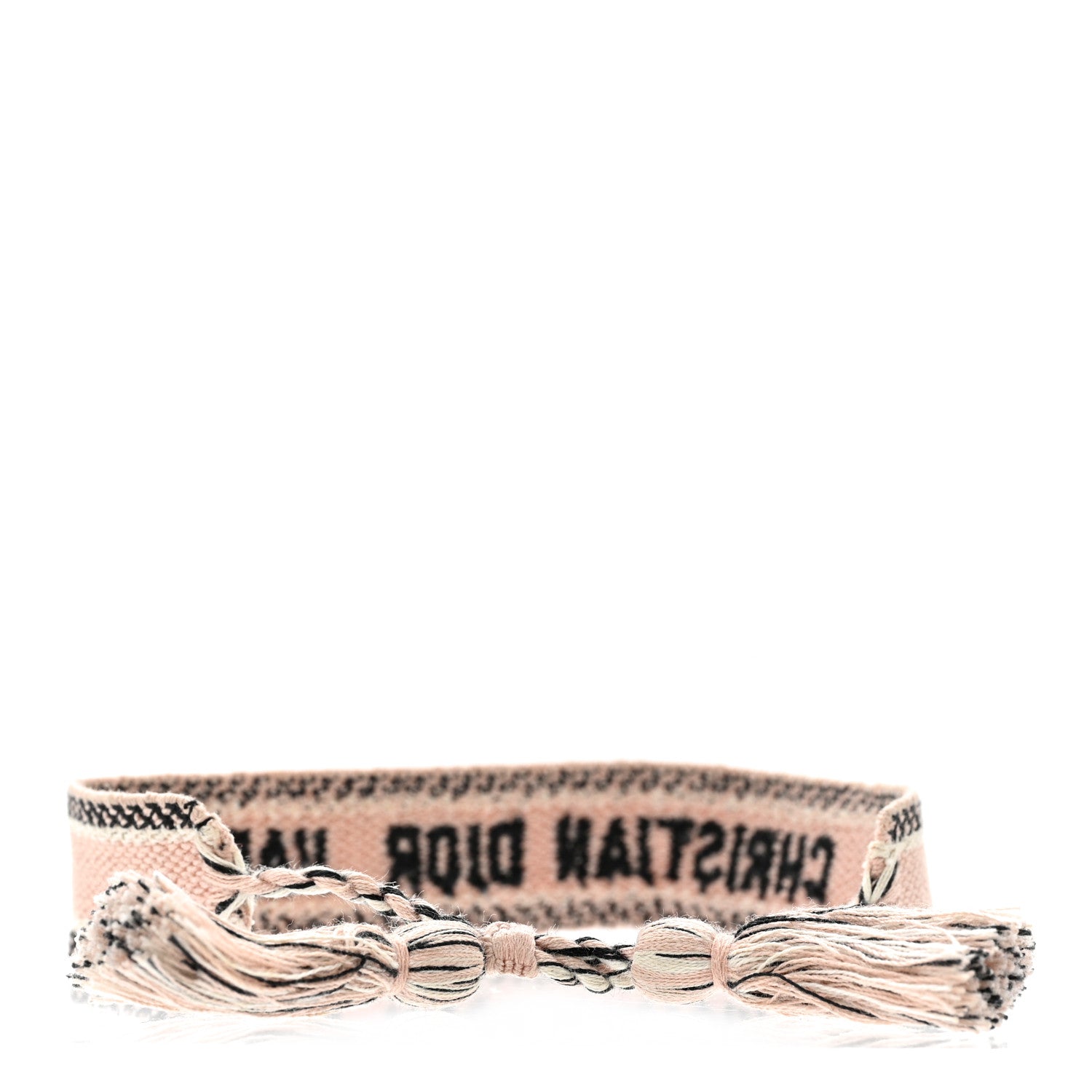 Christian Dior Woven Cotton J'Adior Friendship Bracelet Pink 3 of 5