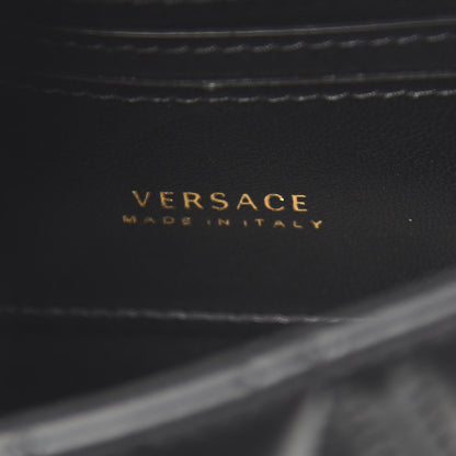 Versace Nappa Quilted Virtus Evening Bag Black 7 of 10