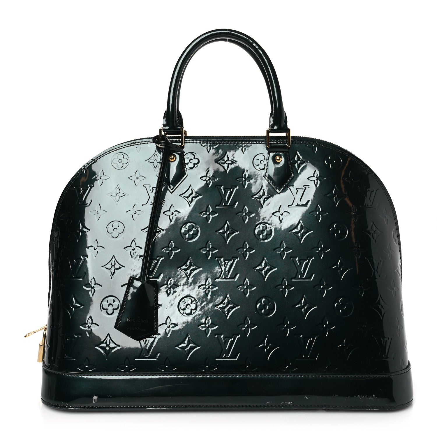 Louis Vuitton Vernis Alma GM Blue Nuit 1 of 9