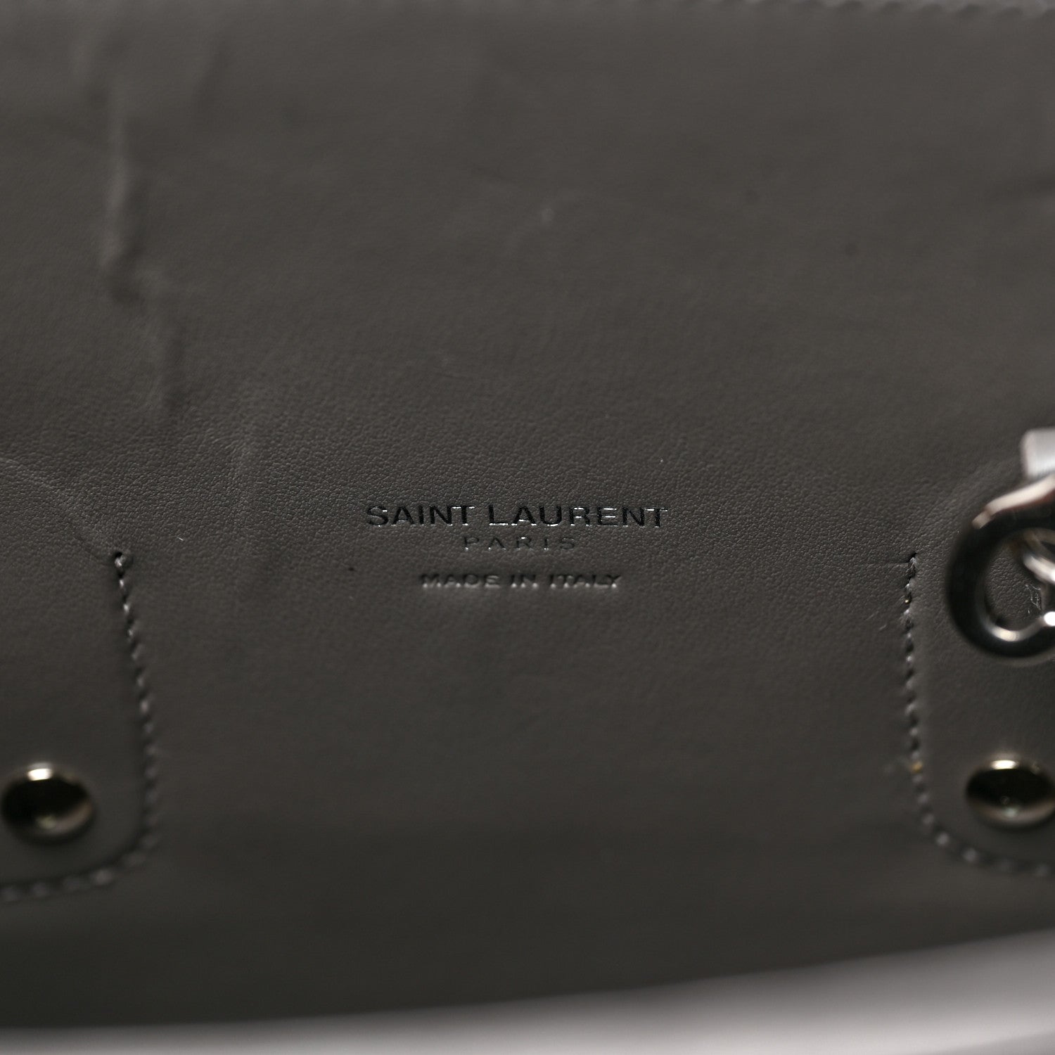 Saint Laurent Crocodile Embossed Small Sac De Jour Asphalt 7 of 13