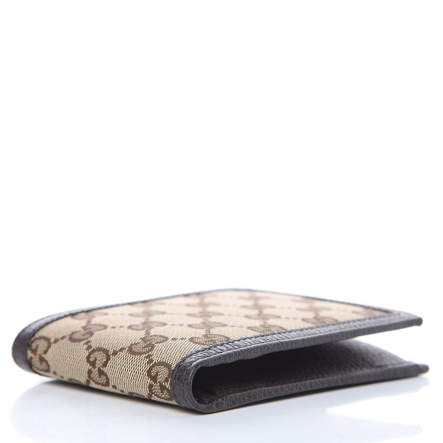 Monogram Bi-Fold Wallet Dark Brown