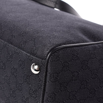 Gucci Denim Monogram Tote Black 10 of 12