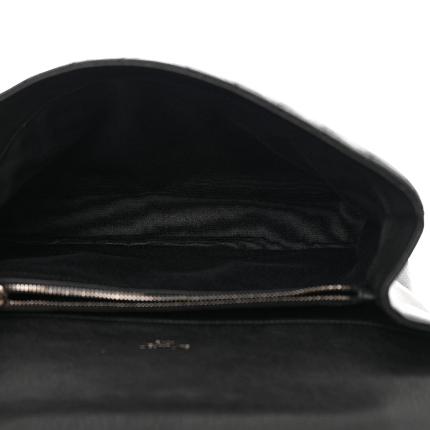 Saint Laurent Sheepskin Matelasse Chevron Monogram Large College Satchel Black 5 of 12