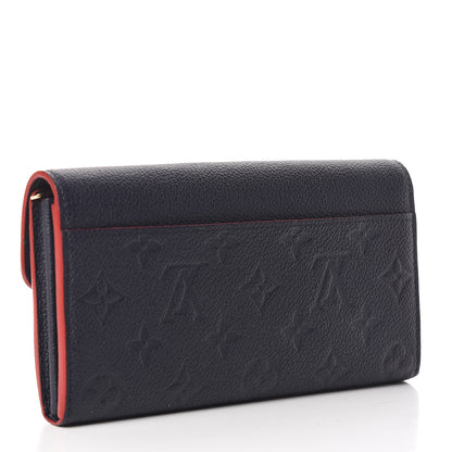 Louis Vuitton Empreinte Sarah Wallet NM Marine Rouge 3 of 11