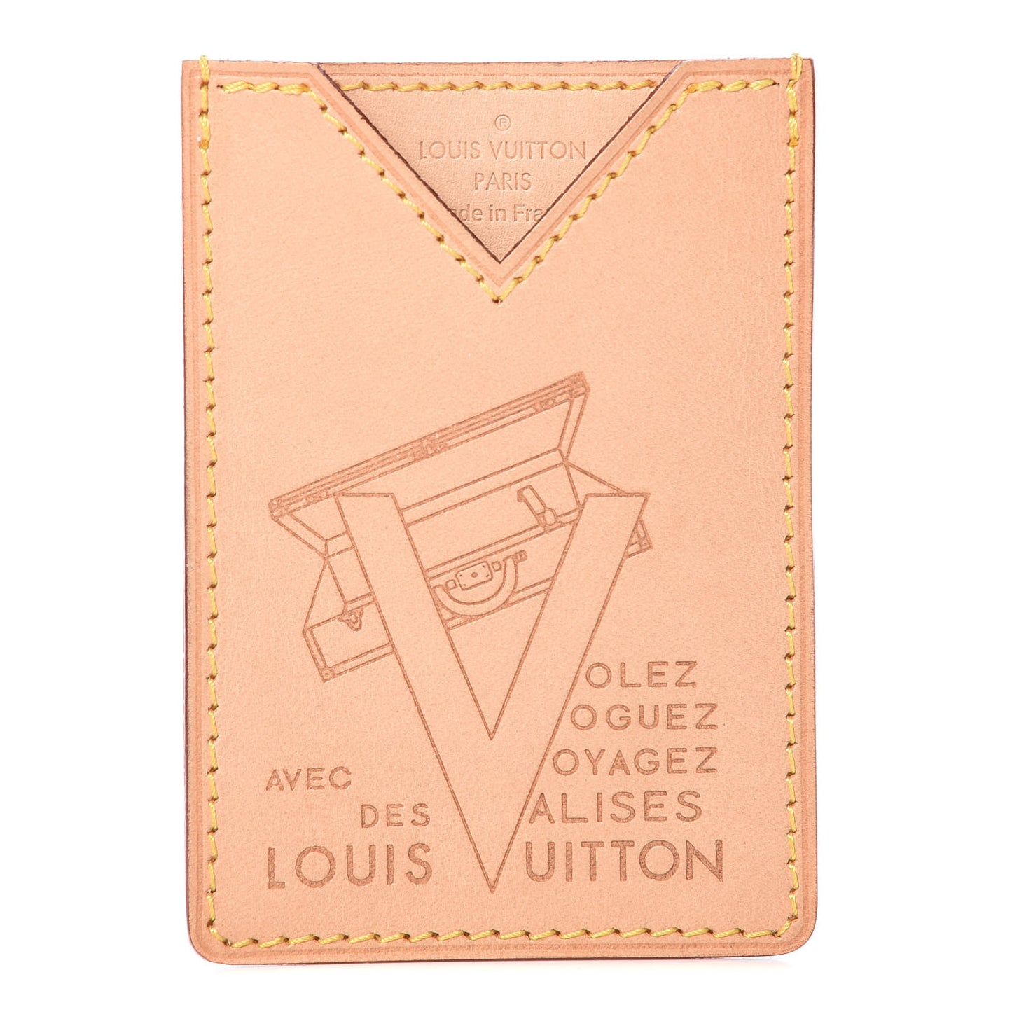 Vachetta Voyages Card Holder