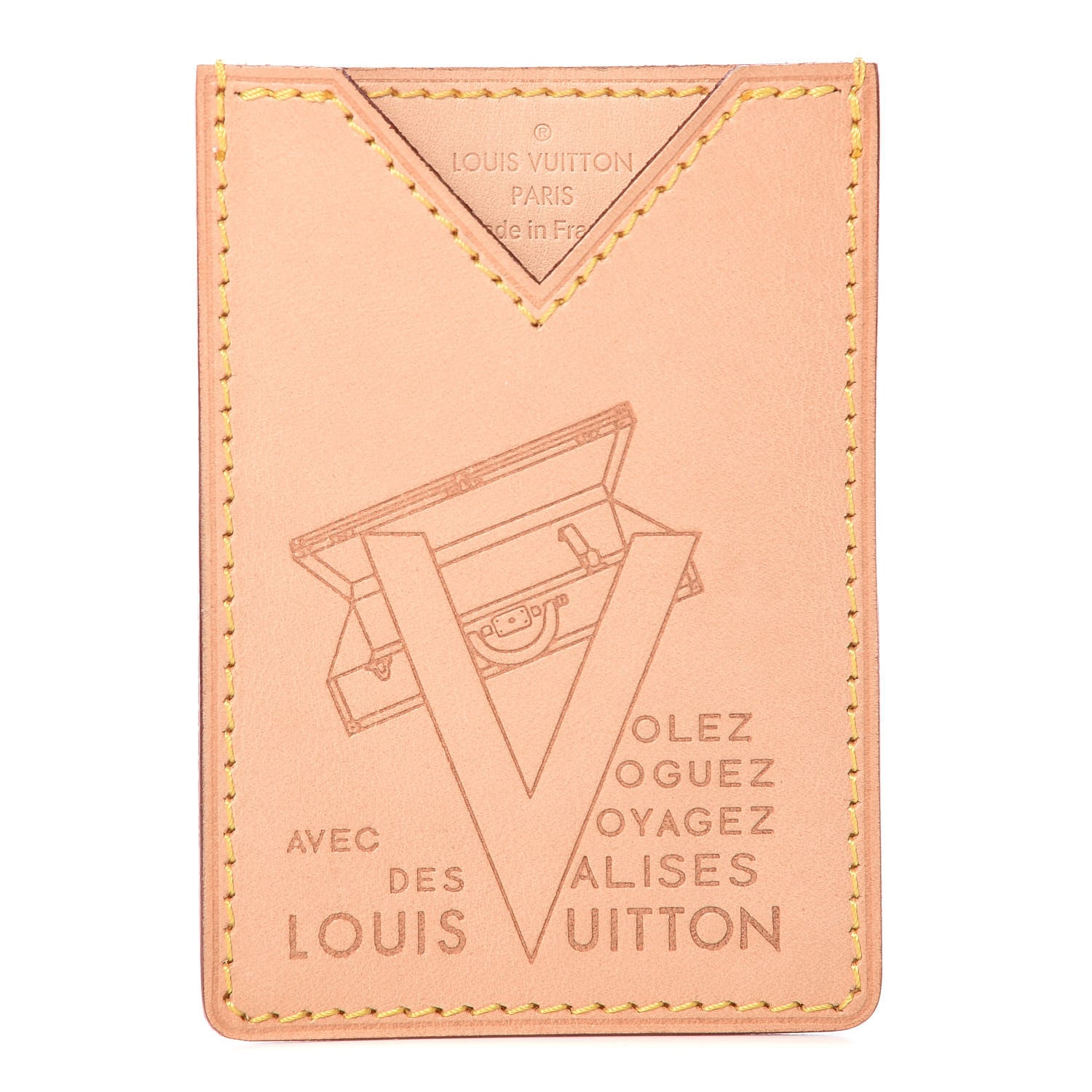 Louis Vuitton Vachetta Voyages Card Holder 1 of 7