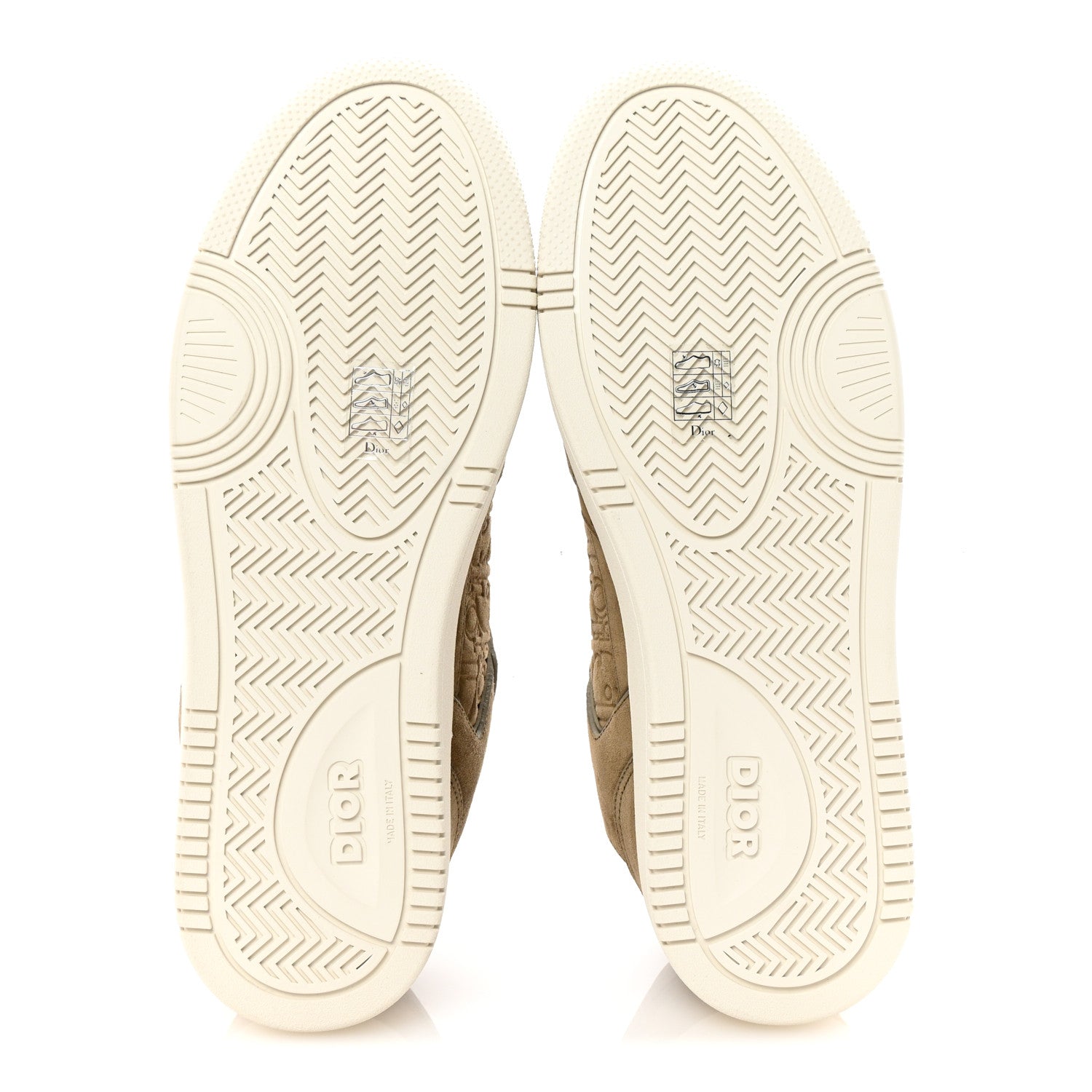 Christian Dior Suede Calfskin Mens B27 Uptown Low Top Sneaker 43 Khaki 6 of 9