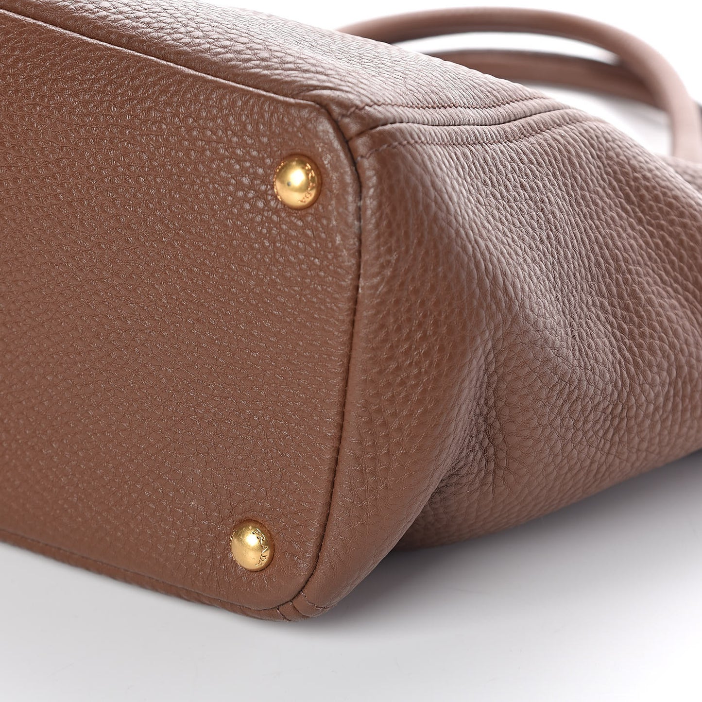 Vitello Daino Side Pocket Tote Palissandro