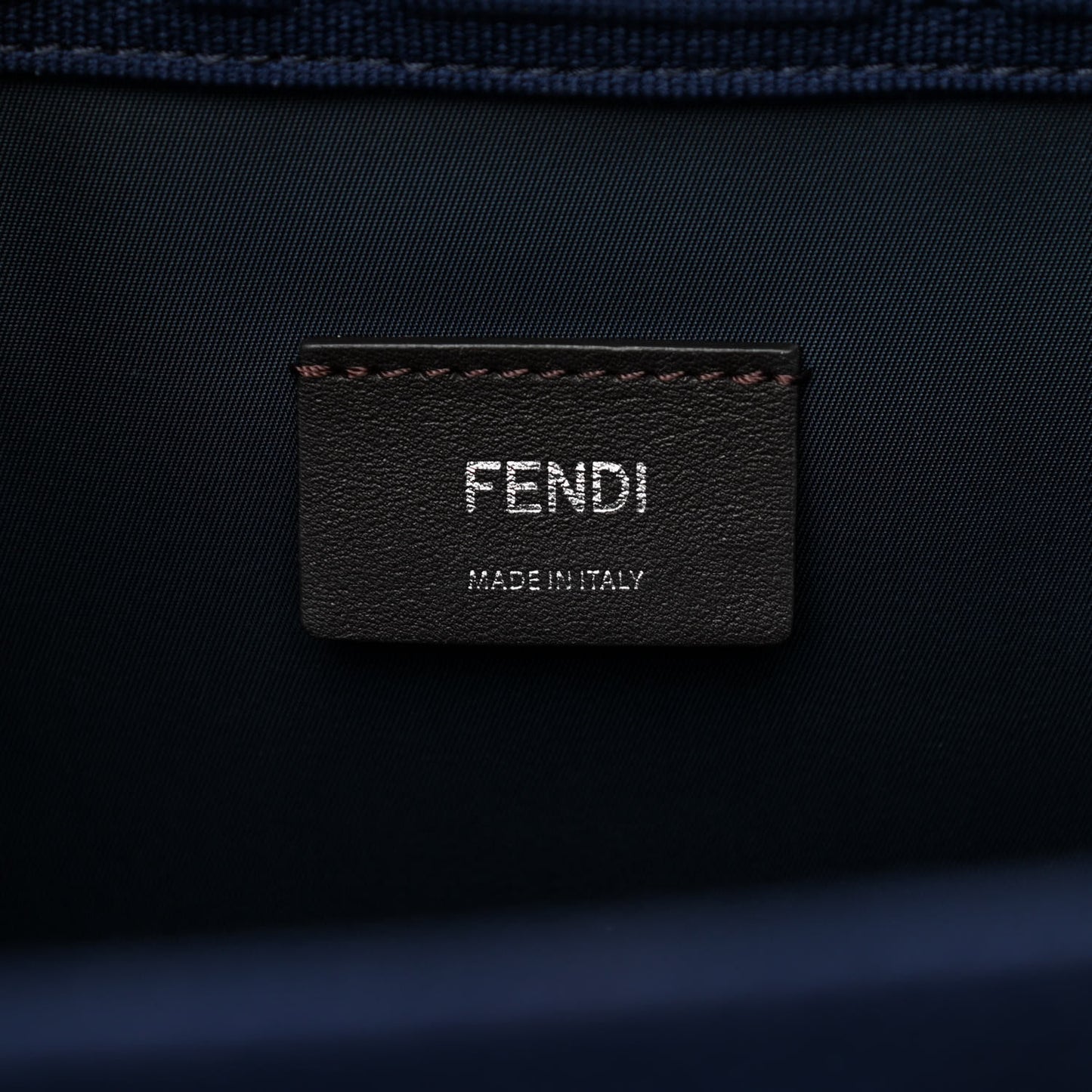 Technical Fabric Plexiglass FF Medium Fendi Sunshine Shopper Tote Marino