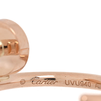 Cartier 18K Pink Gold Juste Un Clou Hoop Earrings 4 of 5