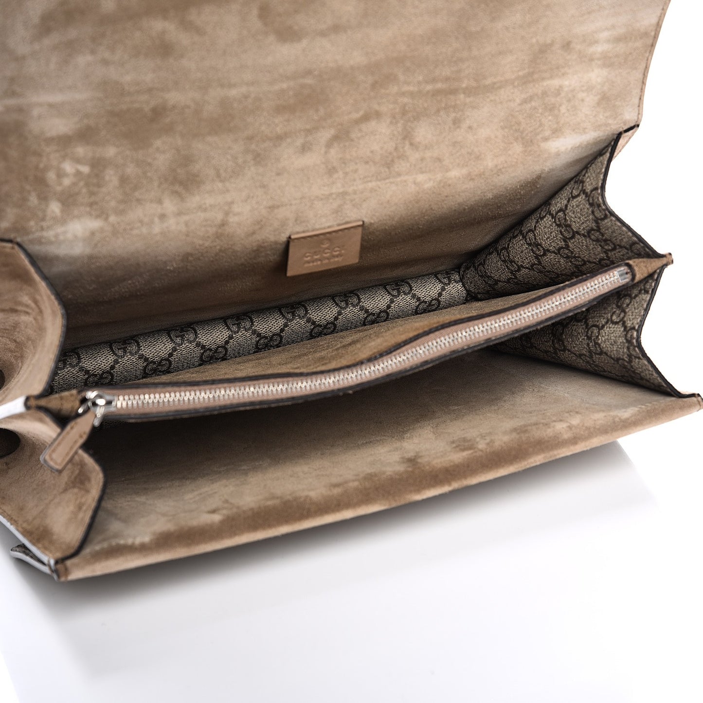 GG Supreme Monogram Medium Dionysus Shoulder Bag Taupe