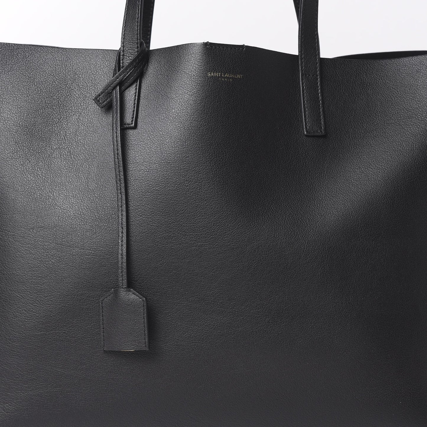 Calfskin Large Shopping Tote Black