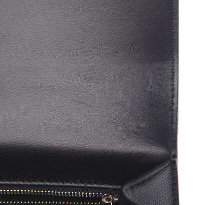 Alexander McQueen Lizard Embossed Calfskin Knuckle Crossbody Black 10 of 12