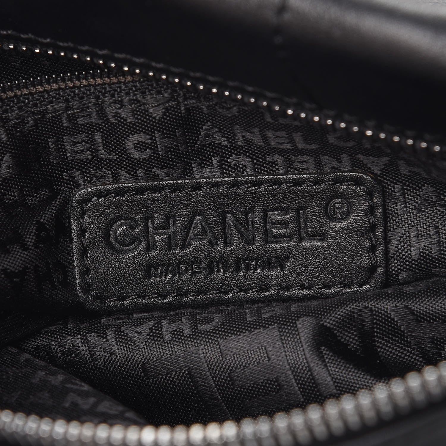 Chanel Lambskin Square Stitched Large Tote Black 6 of 9