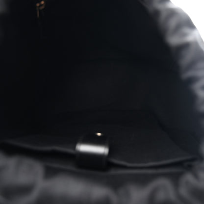 Gucci GG Supreme Monogram Azalea Calfskin Medium Retro Interlocking G Backpack Black 5 of 9