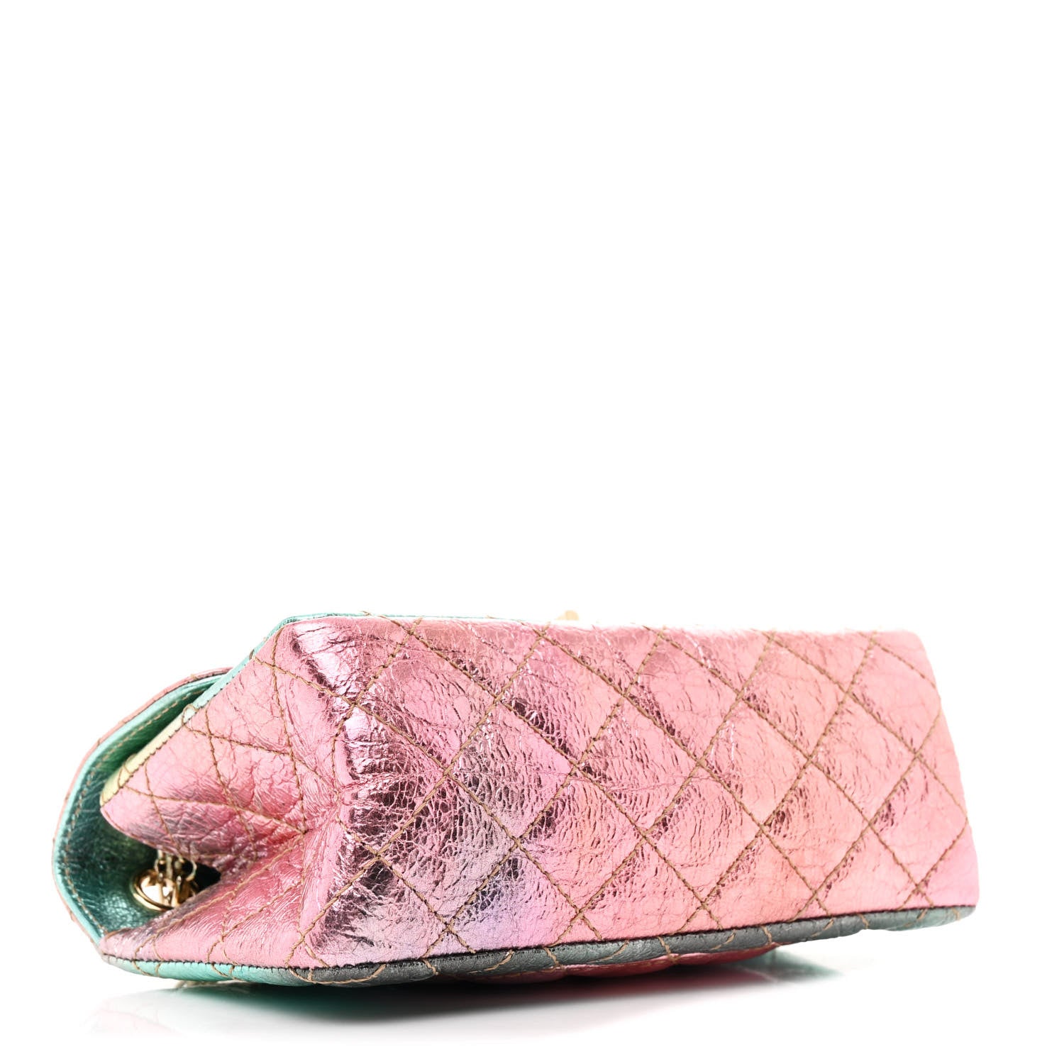 Chanel Metallic Goatskin Quilted Mini 2.55 Reissue Flap Multicolor 4 of 11