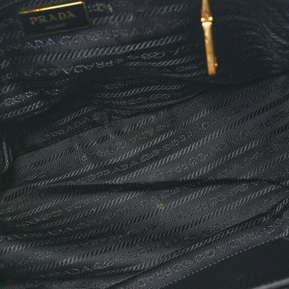Prada Saffiano Small Galleria Double Zip Tote Black 5 of 8