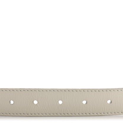 Fendi Calfskin Enamel  FF Belt 85 34  White 3 of 11