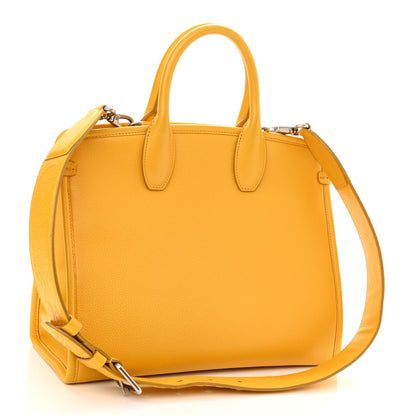 Salvatore Ferragamo Calfskin The Studio Bag Sunshine 3 of 11