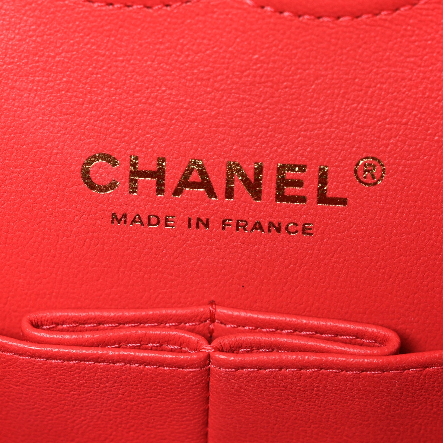 Chanel Caviar Quilted Medium Double Flap Red 6 of 10