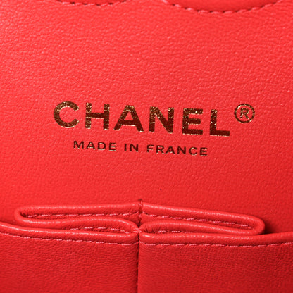 Chanel Caviar Quilted Medium Double Flap Red 6 of 10