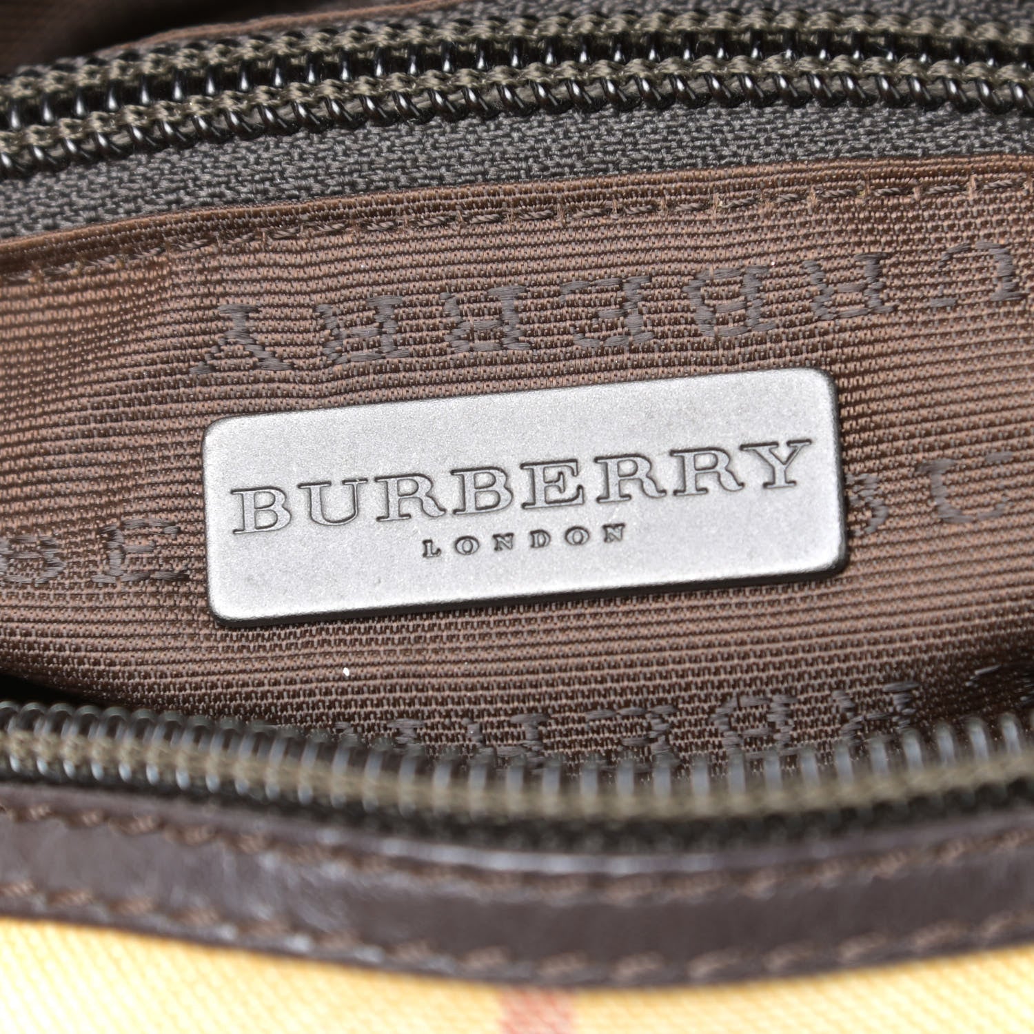 Burberry House Check Crossbody Camera Bag Antique Yellow Brown 10 of 21