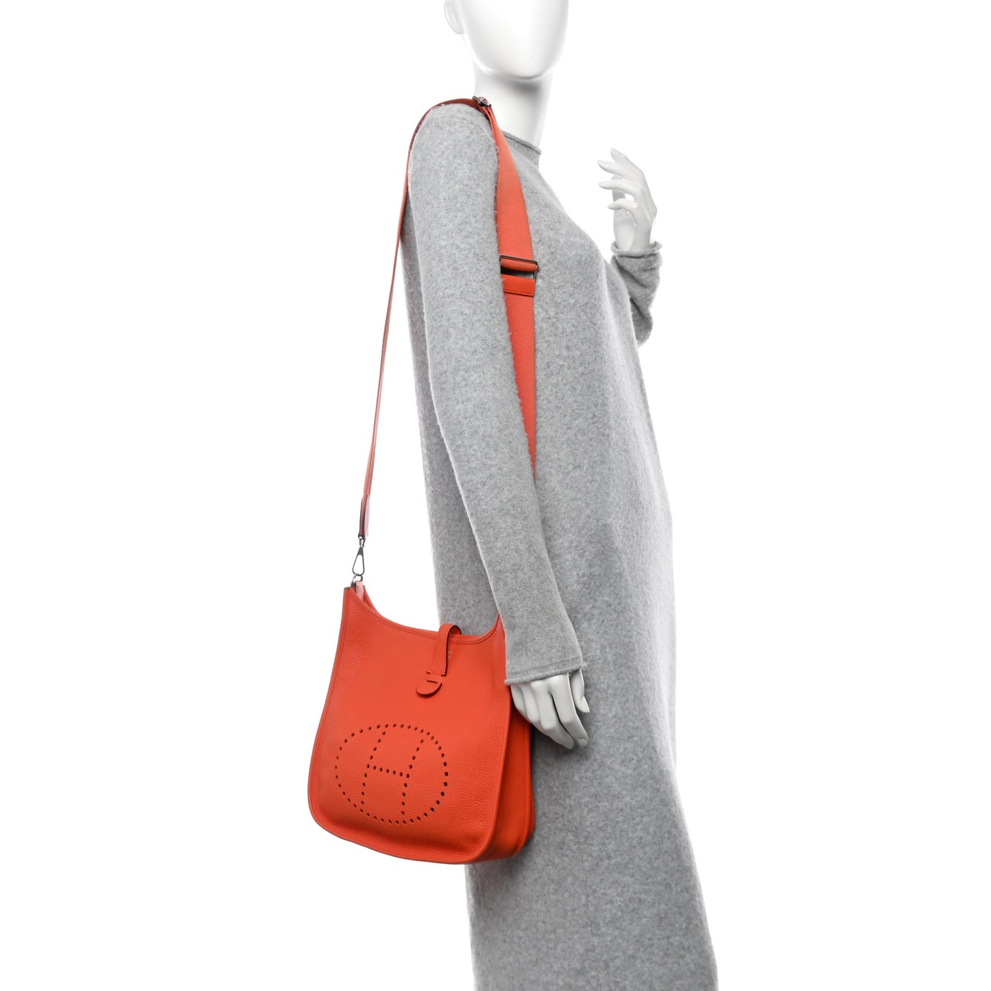 Taurillon Clemence Evelyne III PM Orange Poppy