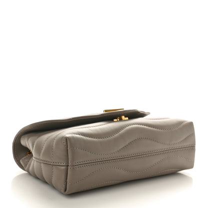 Louis Vuitton Calfskin LV New Wave Chain Bag Taupe 4 of 9