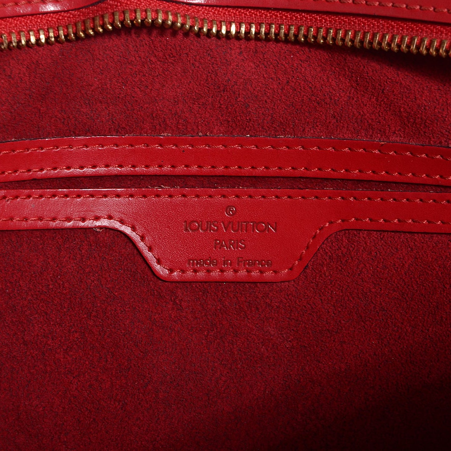 Epi Saint Jacques PM Long Straps Red