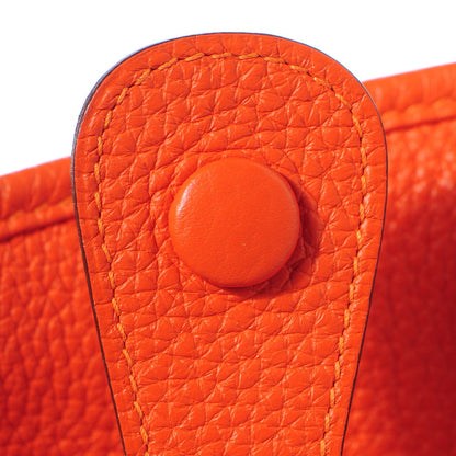 Hermes Taurillon Clemence Evelyne III GM Orange 4 of 14