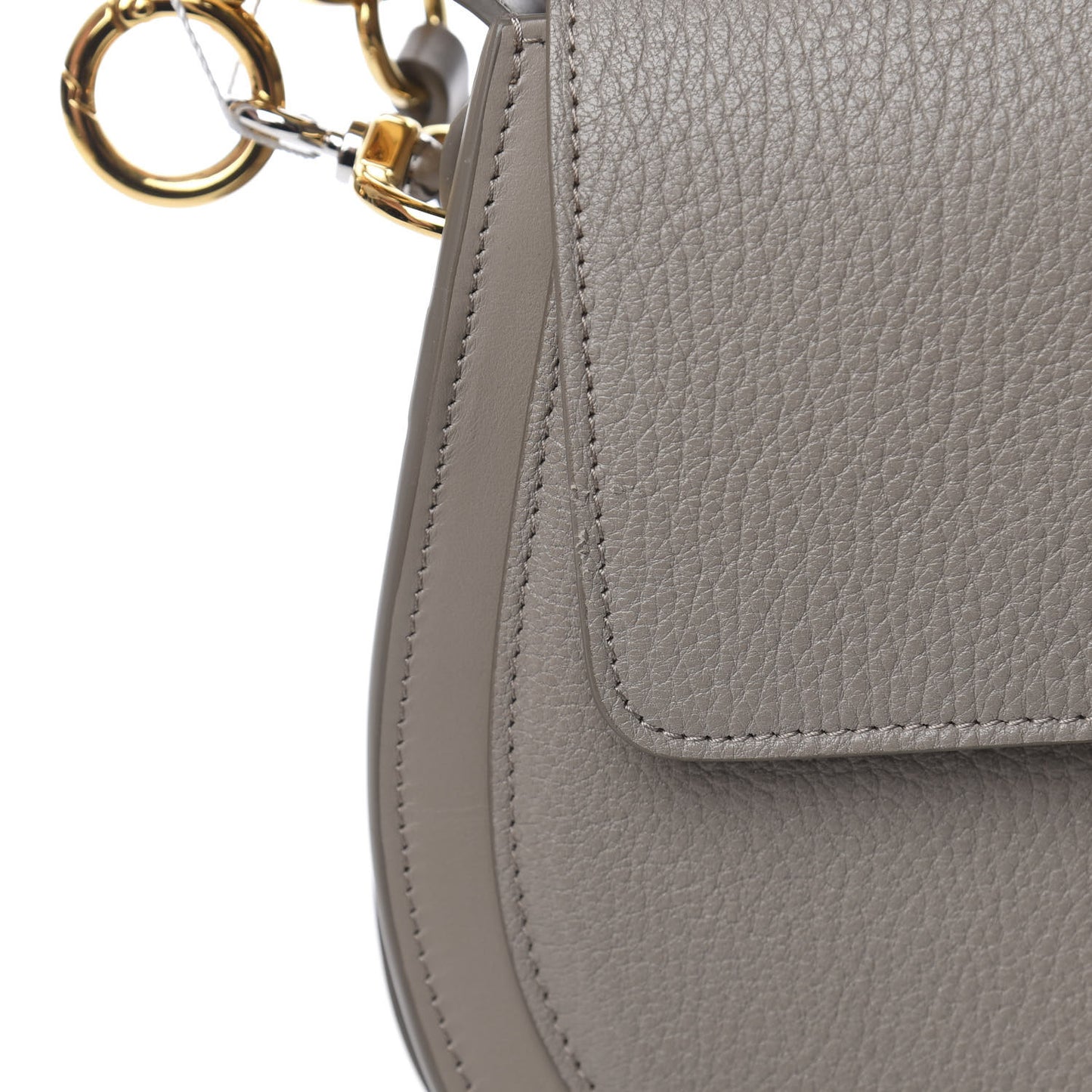Calfskin Large Tess Bag Motty Grey
