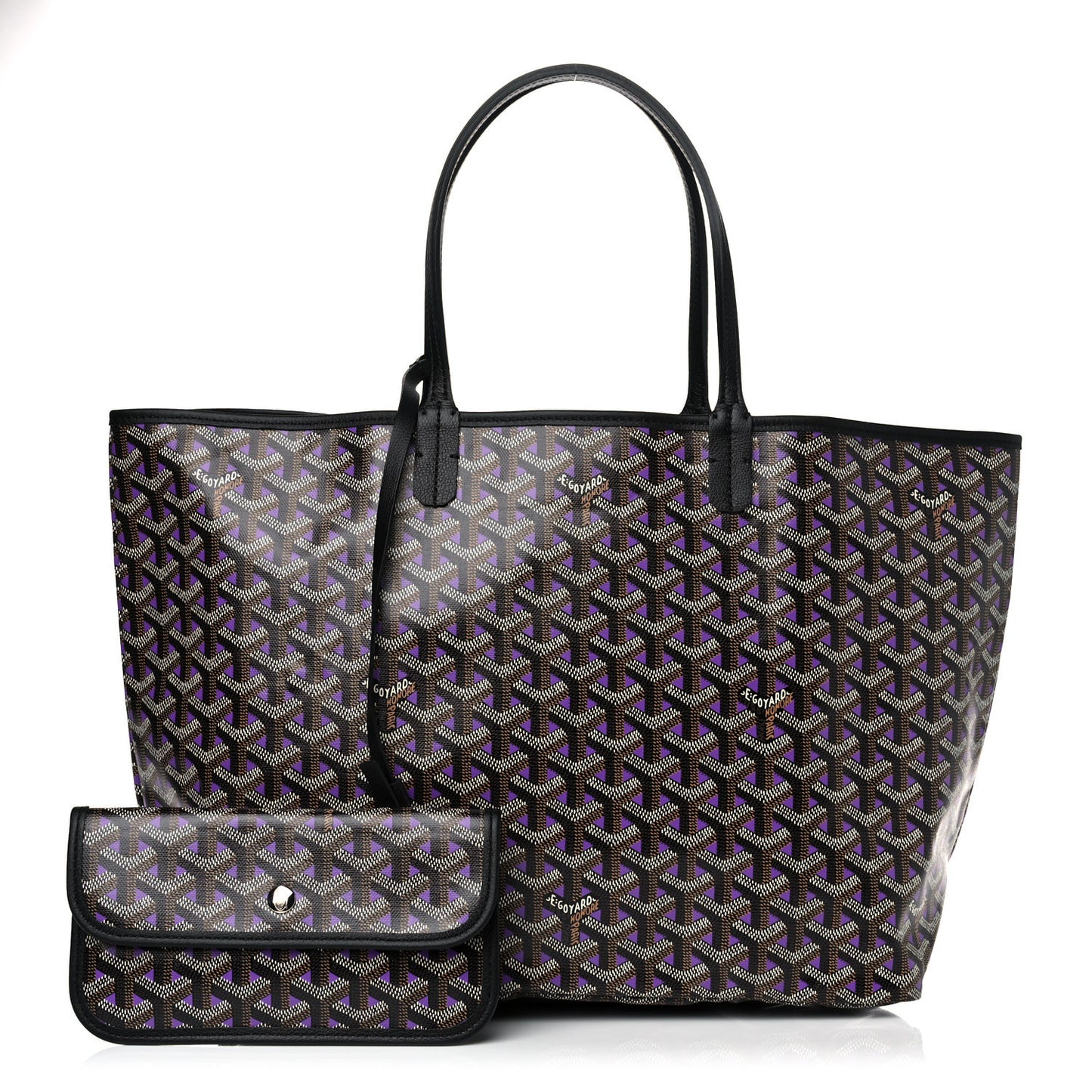 Goyardine Saint Louis Claire Voie PM Black Violet