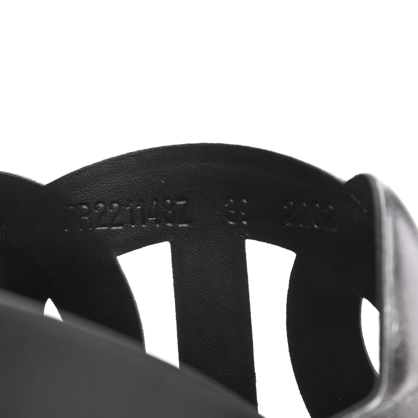 Nappa Extra Sandals 39 Gris Argent