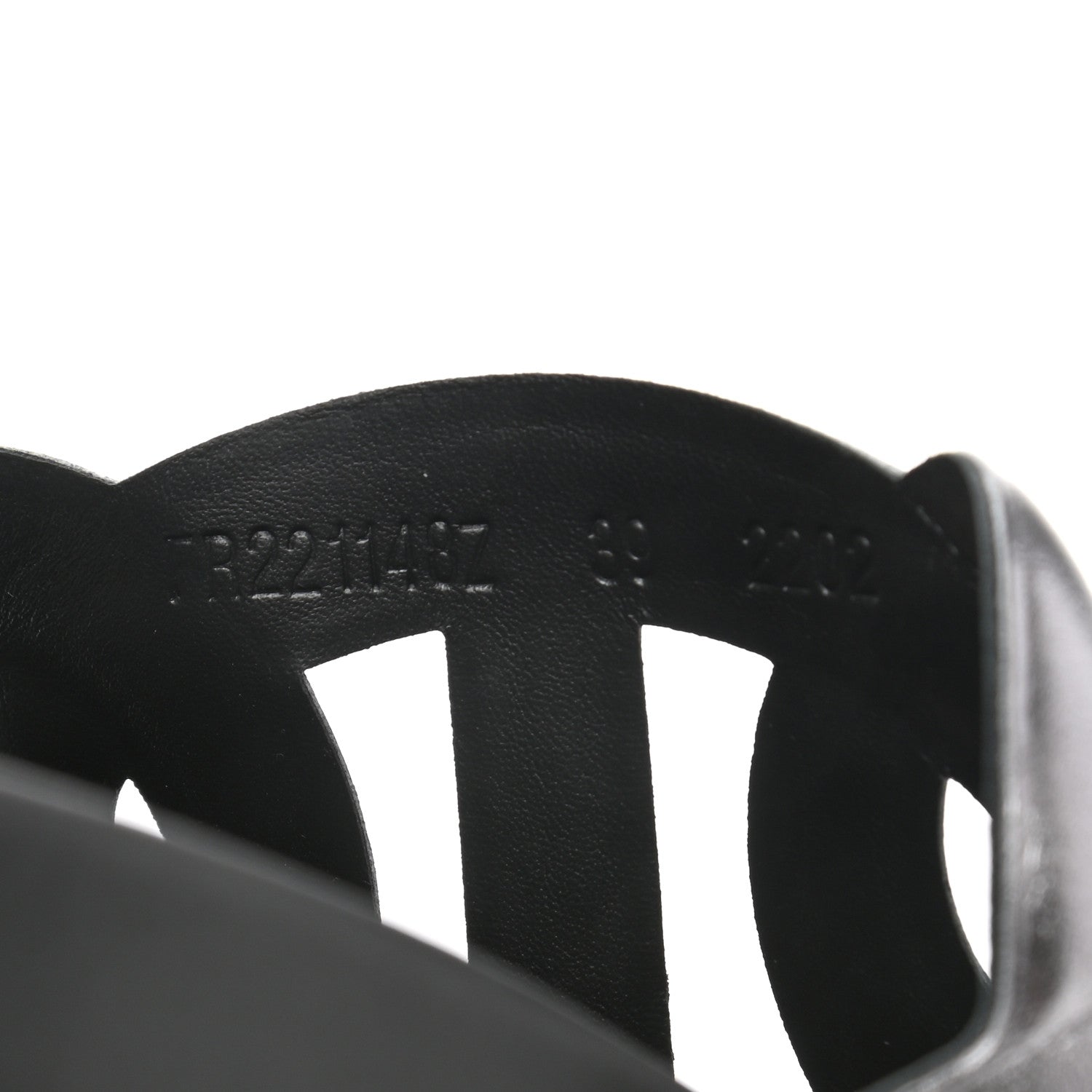 Hermes Nappa Extra Sandals 39 Gris Argent 8 of 9