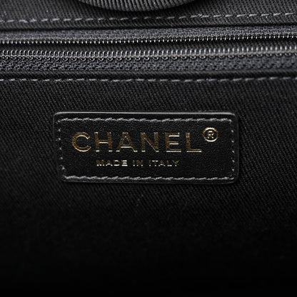 Chanel Lurex Boucle Medium Deauville Tote Black 6 of 11